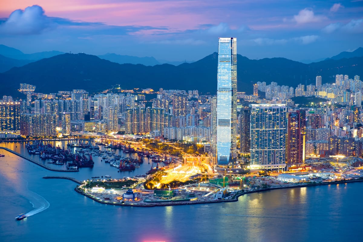 Hong Kong shopping street