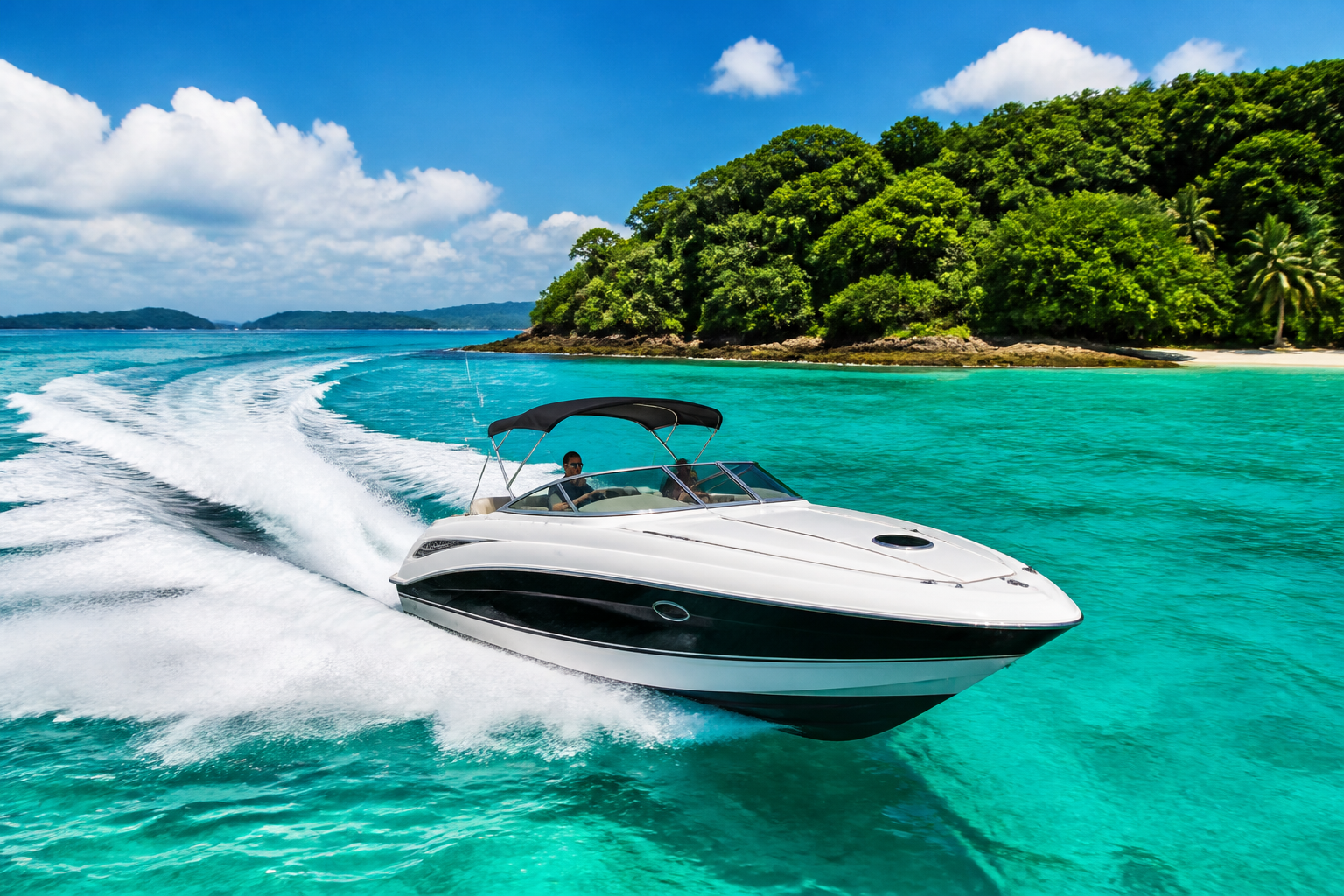 Island hopping speedboat Singapore